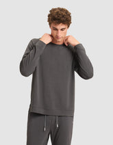 Men's Brushed Bamboo Pullover Crew