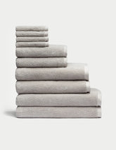 Complete Ribbed Terry Bath Bundle