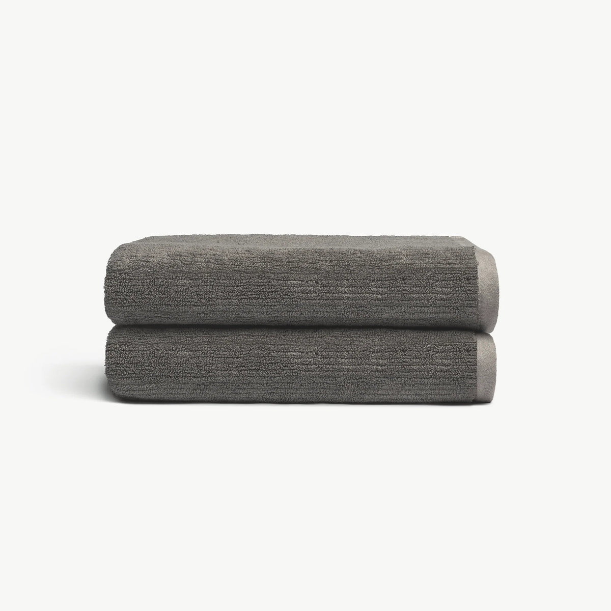 Ribbed Terry Bath Towels