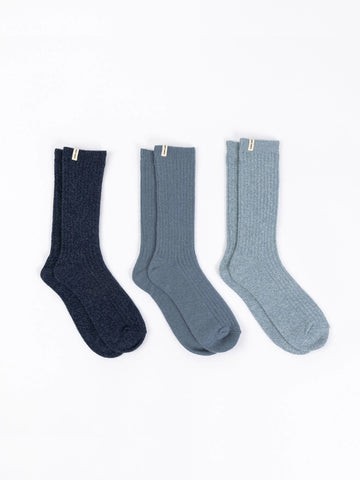 Women's Plush Lounge Calf Sock 3-Pack