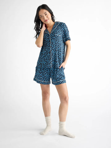 Women's Bamboo Stretch-Knit Short Sleeve Pajama Set - Last Chance