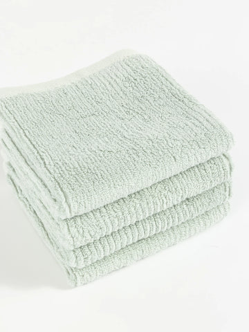 Ribbed Terry Washcloths