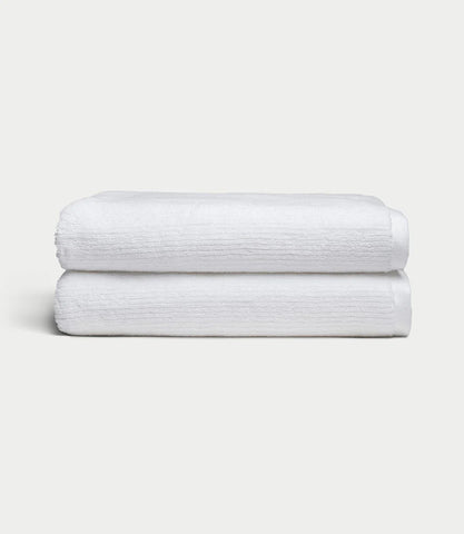 Ribbed Terry Bath Sheets