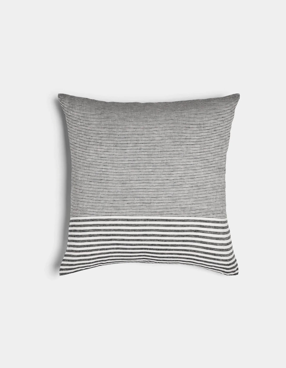 Striped Linen Throw Pillow