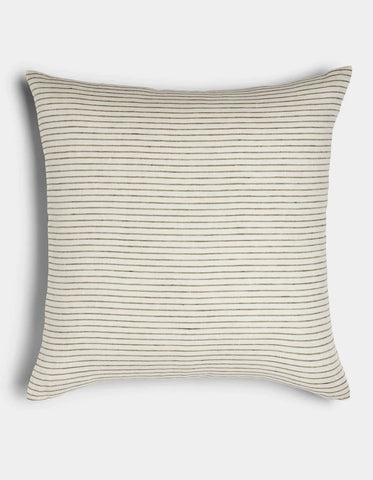 Striped Linen Throw Pillow
