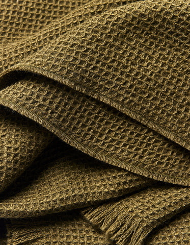 Alpaca Waffle Throw