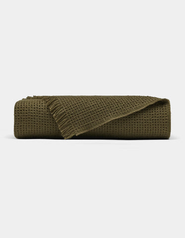 Alpaca Waffle Throw