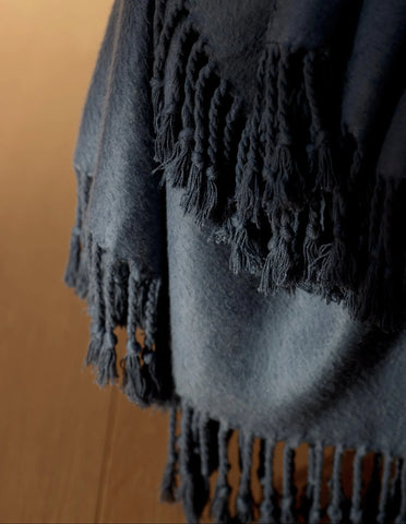 Bamboo Tassel Throw