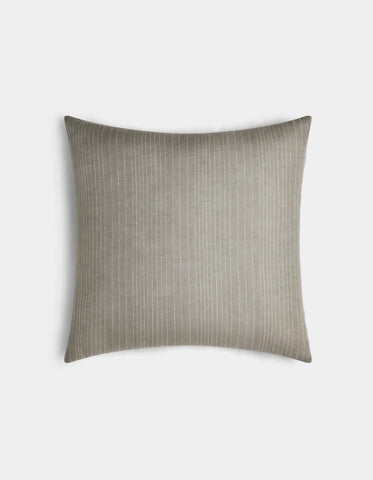 Striped Linen Throw Pillow