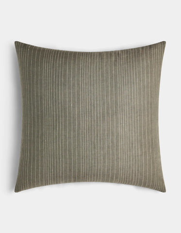 Striped Linen Throw Pillow