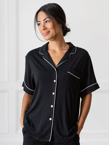 Women's Bamboo Stretch-Knit Short Sleeve Pajama Set - Last Chance