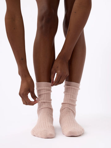 Women's Plush Lounge Calf Sock