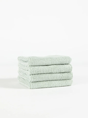 Ribbed Terry Washcloths