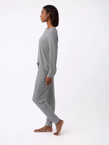 Women's Bamboo Stretch-Knit Tapered Pant