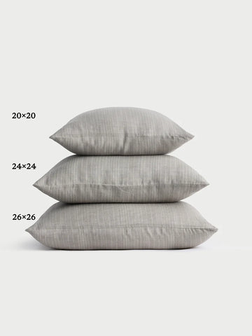 Striped Linen Throw Pillow