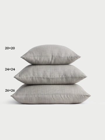 Striped Linen Throw Pillow