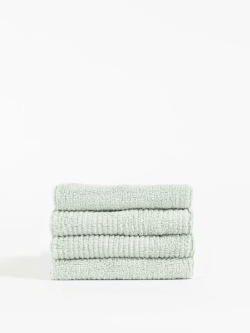 Ribbed Terry Washcloths