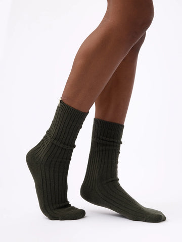 Women's Plush Lounge Calf Sock 3-Pack