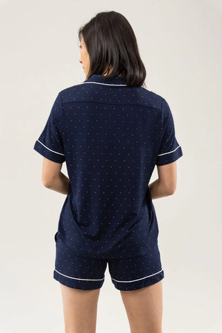 Women's Bamboo Stretch-Knit Short Sleeve Pajama Top - Last Chance