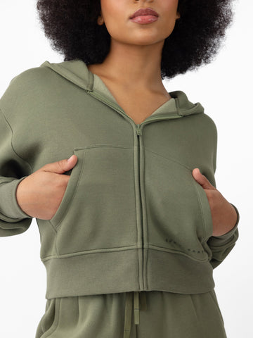 Women's CityScape Cropped Full Zip - Last Chance