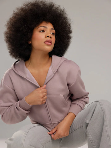 Women's CityScape Cropped Full Zip - Last Chance