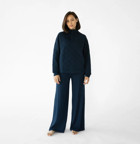 Women's Brushed Bamboo Wide Leg Pull-On Pant
