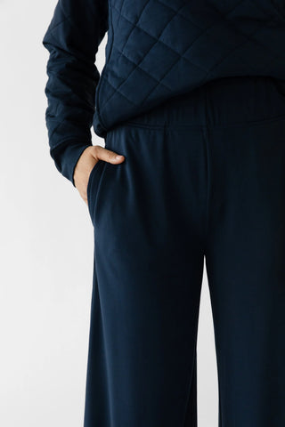 Women's Brushed Bamboo Wide Leg Pull-On Pant