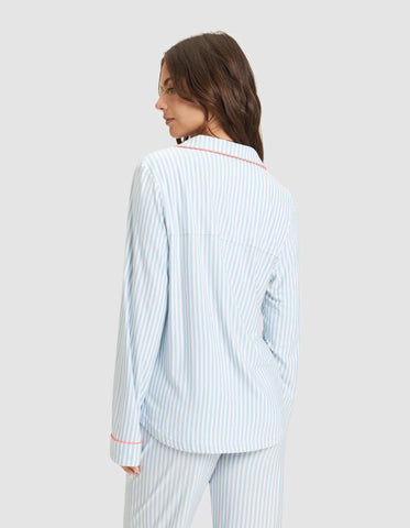 Women's Bamboo Stretch-Knit Long Sleeve Pajama Top - Last Chance