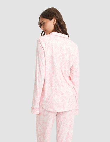 Women's Bamboo Stretch-Knit Long Sleeve Pajama Top