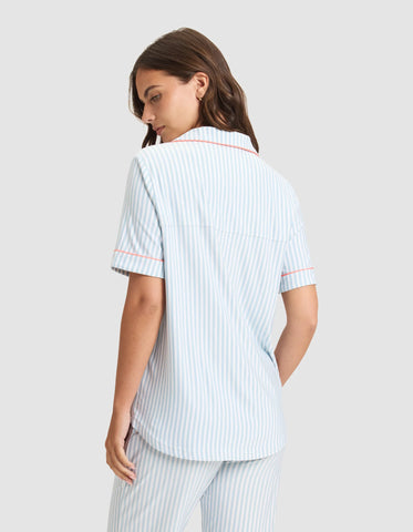 Women's Bamboo Stretch-Knit Short Sleeve Pajama Top - Last Chance