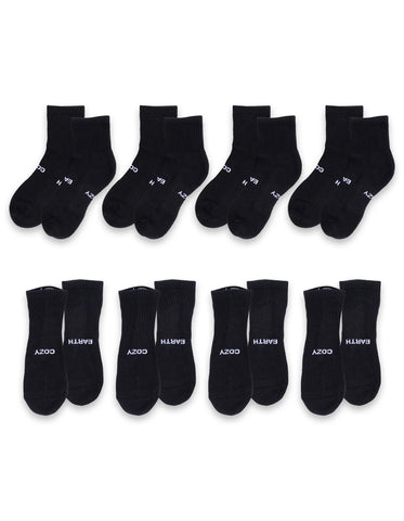Men's Essential Quarter Sock 8-Pack