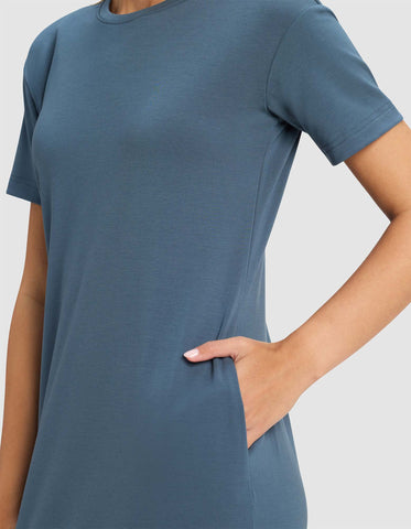 Women's Brushed Bamboo Midi Dress
