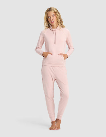Women's Brushed Bamboo Mock Neck & Jogger Set