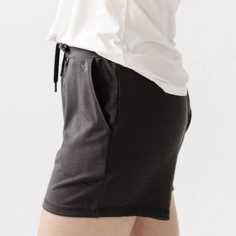 Women's Brushed Bamboo Jogger Shorts - Last Chance