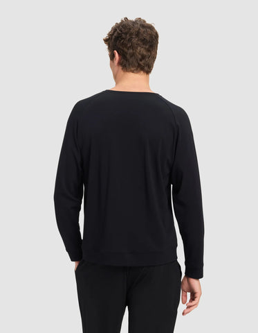 Men's Brushed Bamboo Pullover Crew