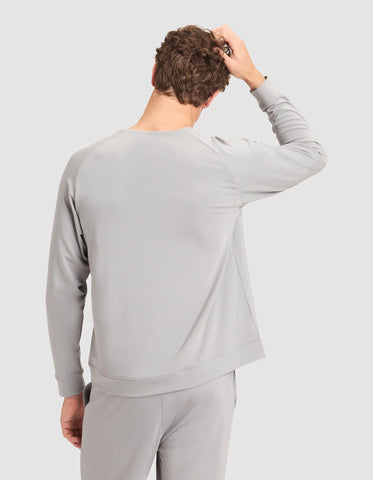 Men's Brushed Bamboo Pullover Crew - Last Chance