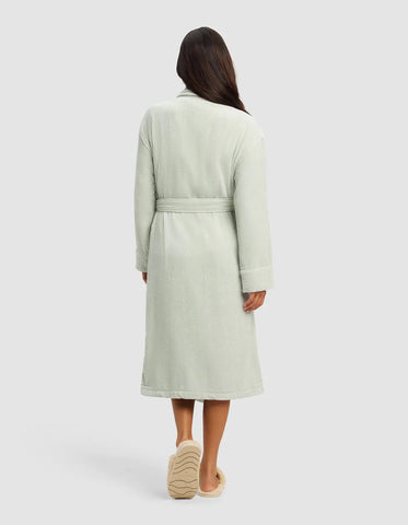 Ribbed Terry Bath Robe