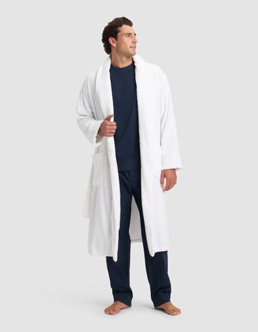 Ribbed Terry Bath Robe