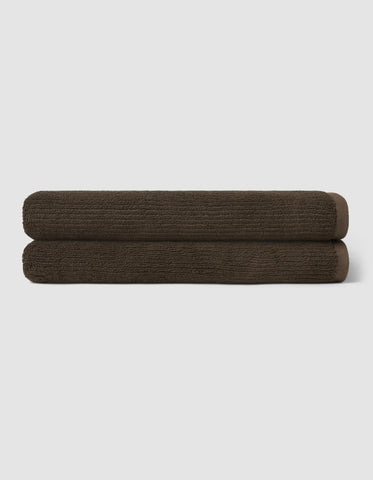 Ribbed Terry Bath Sheets