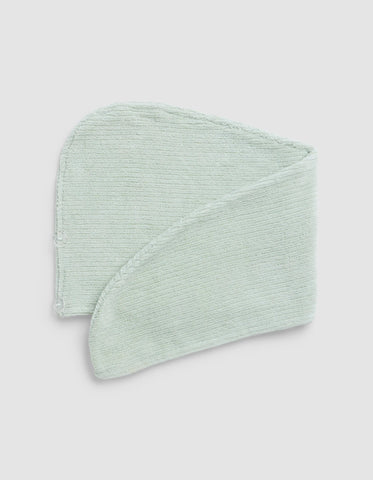 Ribbed Terry Hair Towel