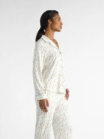 Women's Bamboo Stretch-Knit Long Sleeve Pajama Top - Last Chance