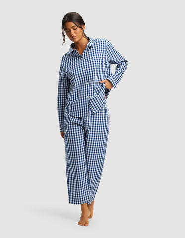Women's Sutton Long Sleeve Cropped Pajama Set