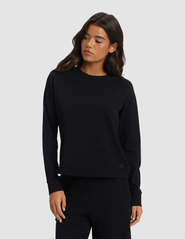 Women's Brushed Bamboo Pullover Crew