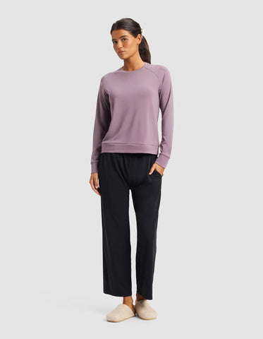 Women's Brushed Bamboo Pullover Crew