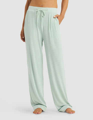 Women's Bamboo Rib-Knit Classic Long Sleeve Pajama Set