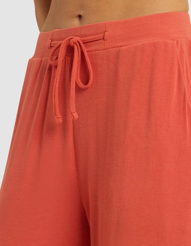 Women's Bamboo Rib-Knit Classic Pajama Pant