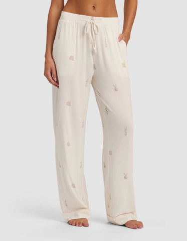 Women's Bamboo Stretch-Knit Long Sleeve Pajama Set