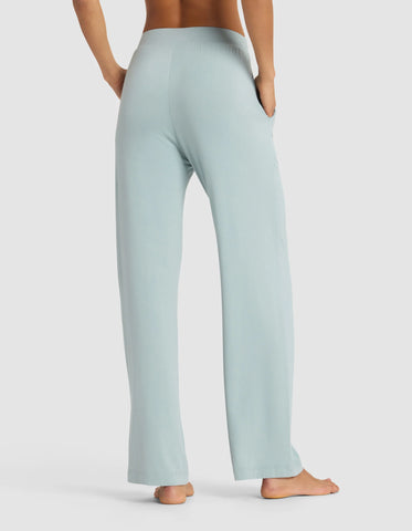 Women's Bamboo Stretch-Knit Lounge Tee & Pants Set