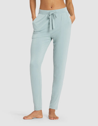 Women's Bamboo Stretch-Knit Tank & Tapered Pant Set