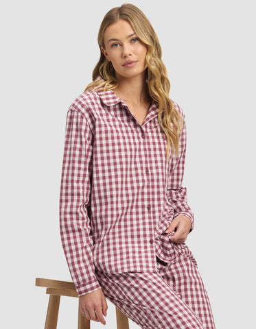 Women's Sutton Long Sleeve Pajama Top